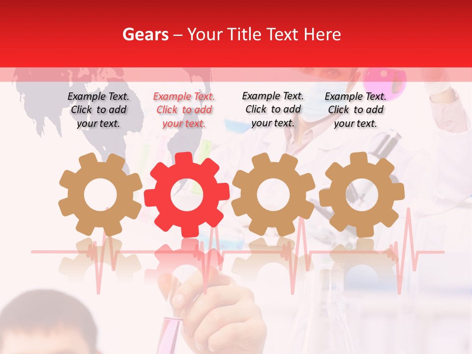 Microscope Care Biotechnology PowerPoint Template