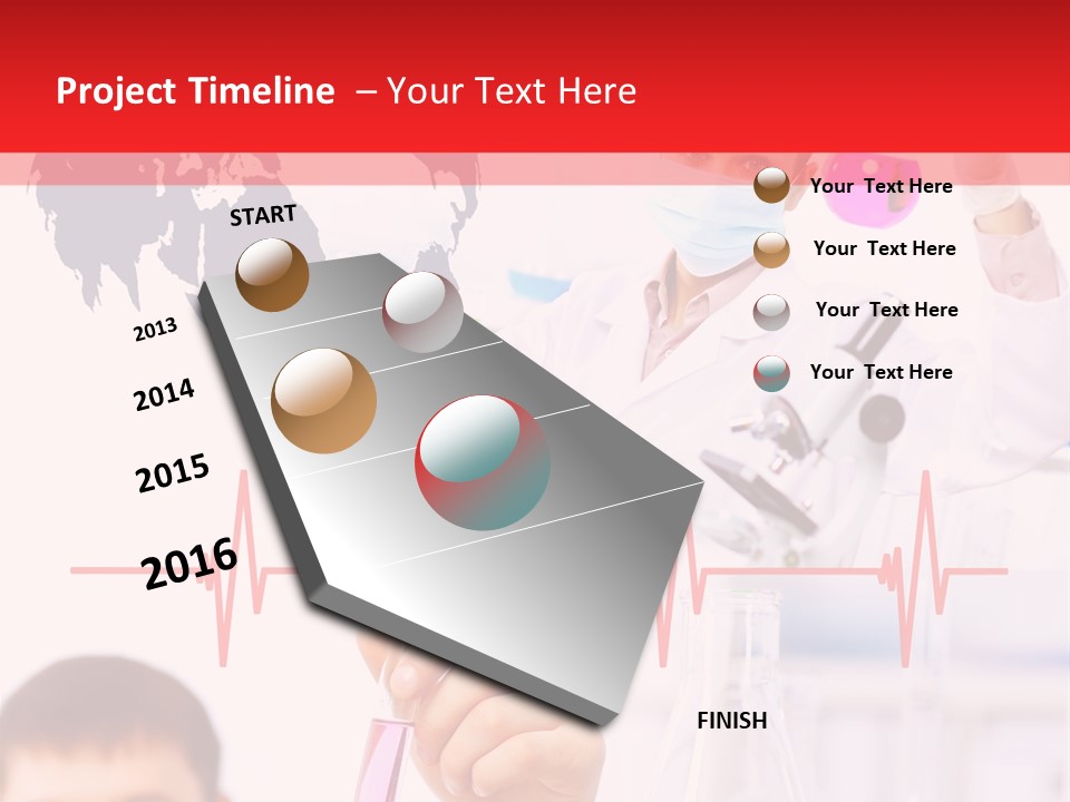 Microscope Care Biotechnology PowerPoint Template