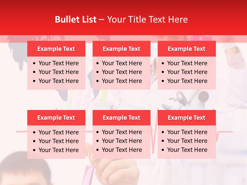 Microscope Care Biotechnology PowerPoint Template