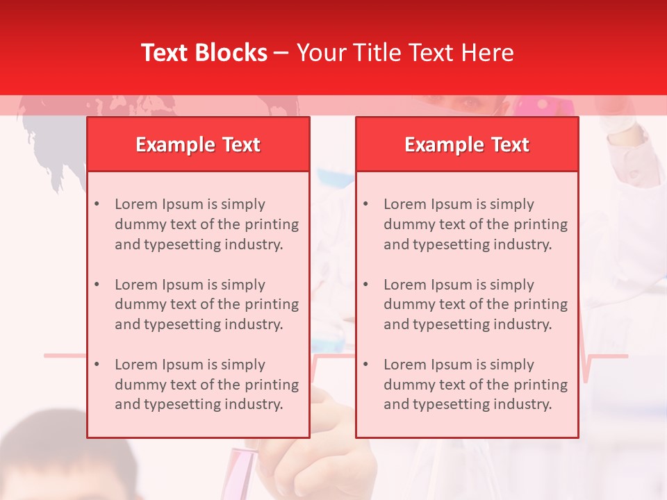 Microscope Care Biotechnology PowerPoint Template