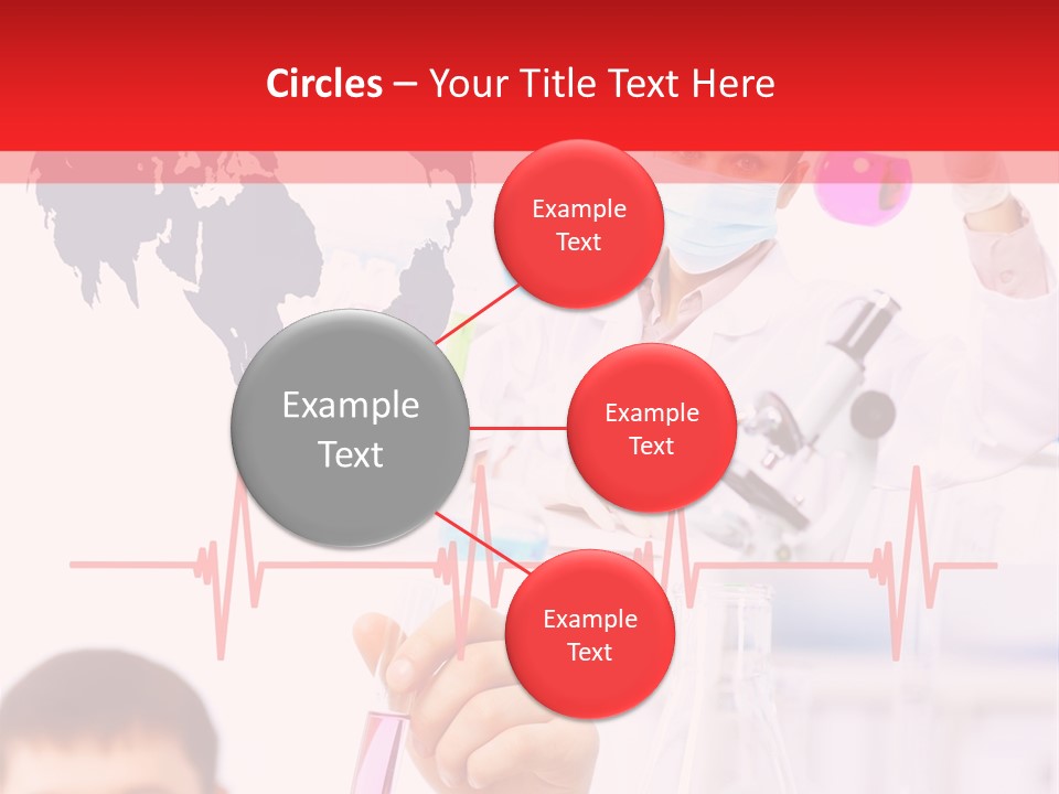 Microscope Care Biotechnology PowerPoint Template