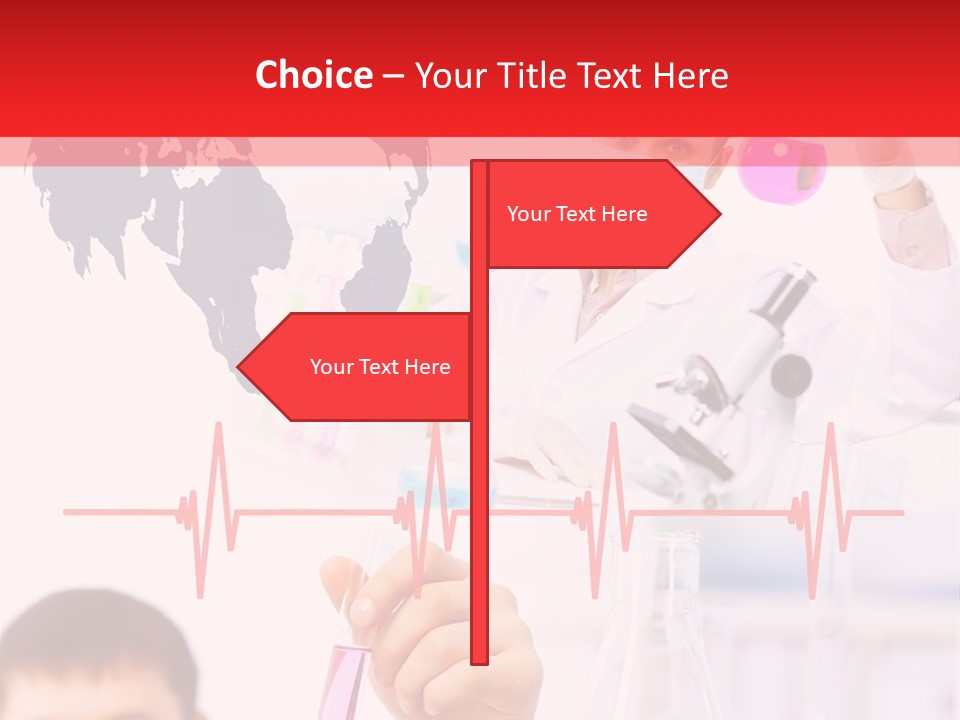Microscope Care Biotechnology PowerPoint Template