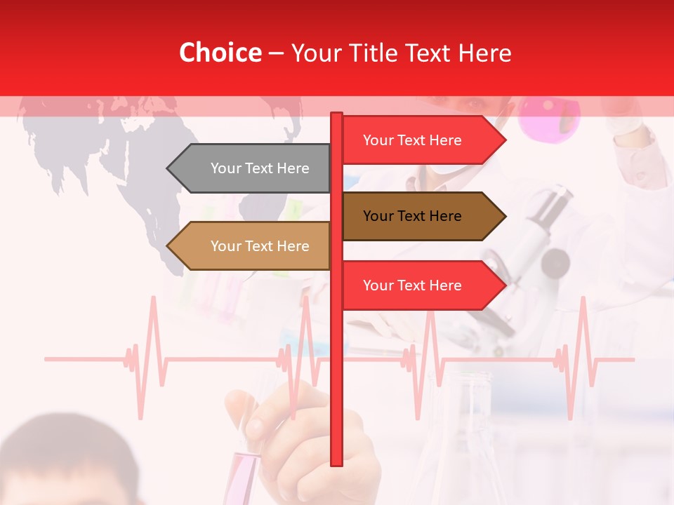 Microscope Care Biotechnology PowerPoint Template