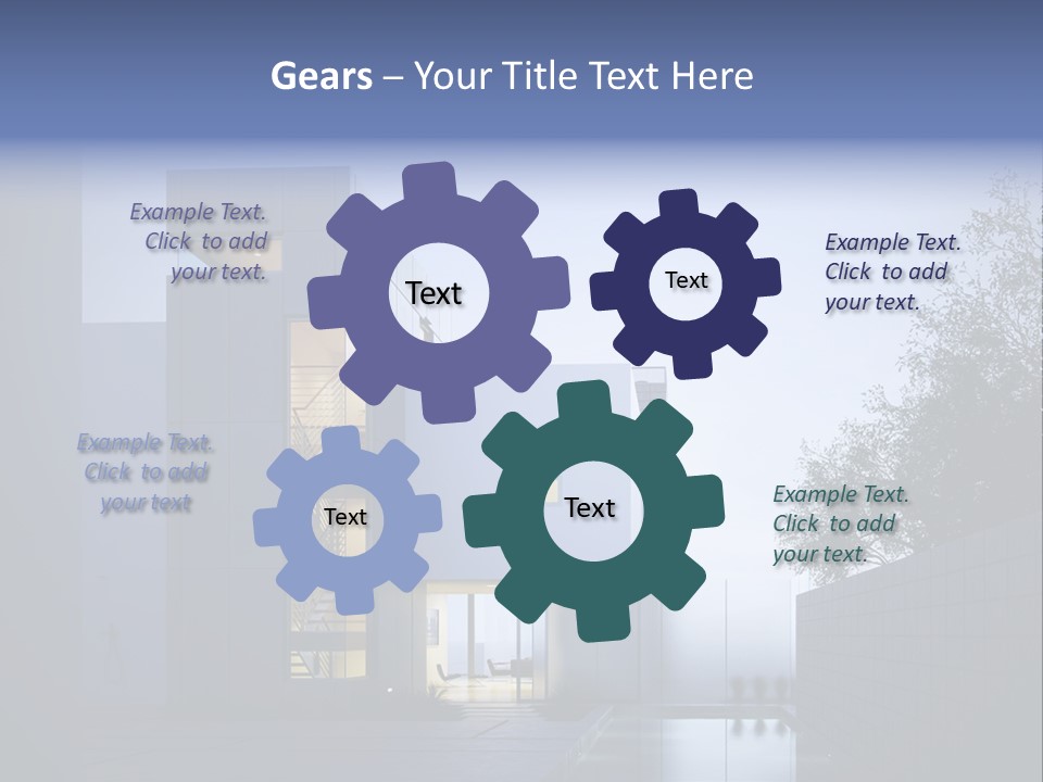 Scene Exterior Background PowerPoint Template