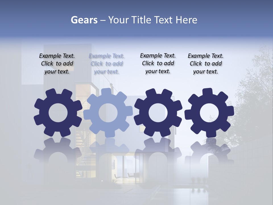 Scene Exterior Background PowerPoint Template