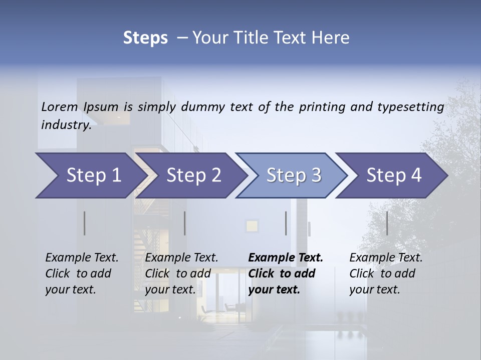 Scene Exterior Background PowerPoint Template