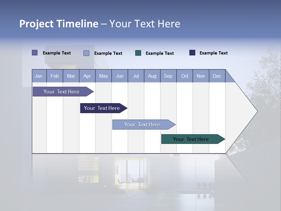 Scene Exterior Background PowerPoint Template