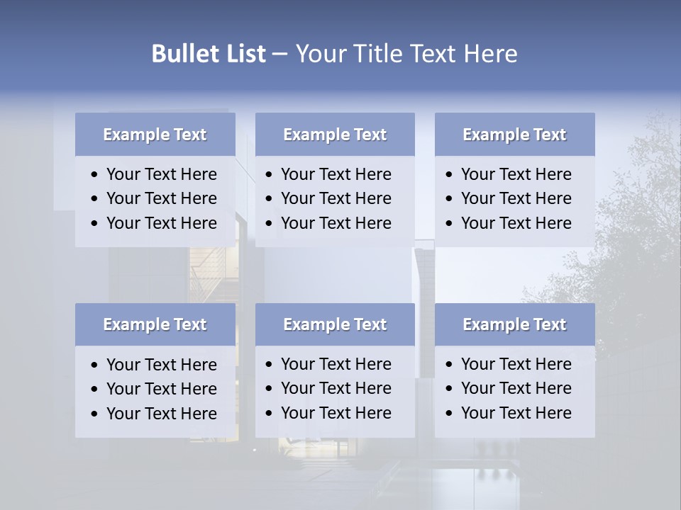 Scene Exterior Background PowerPoint Template