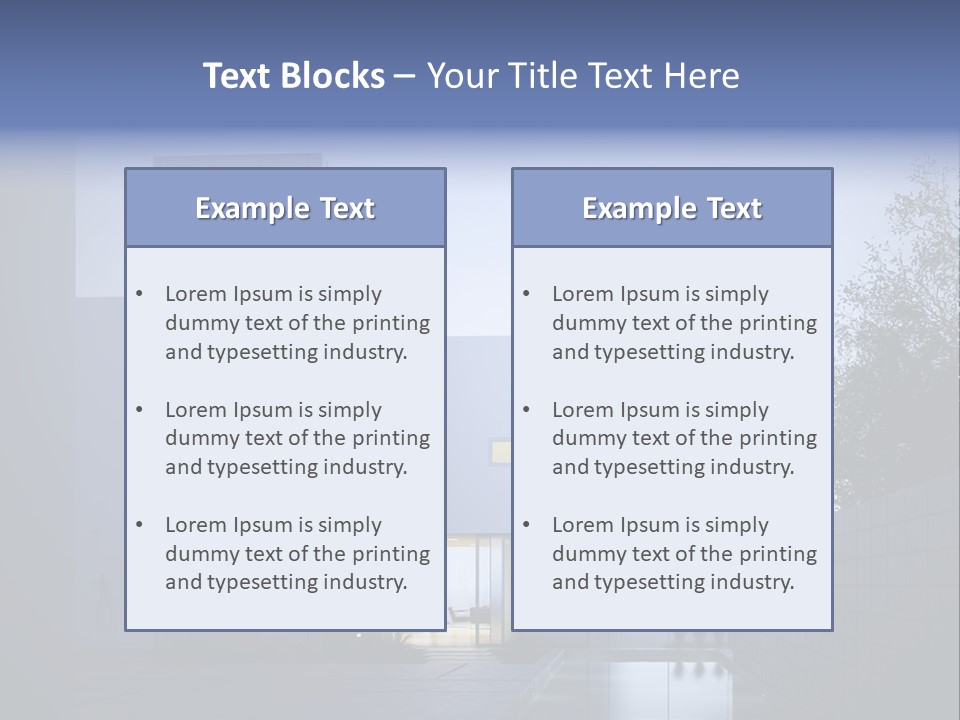 Scene Exterior Background PowerPoint Template