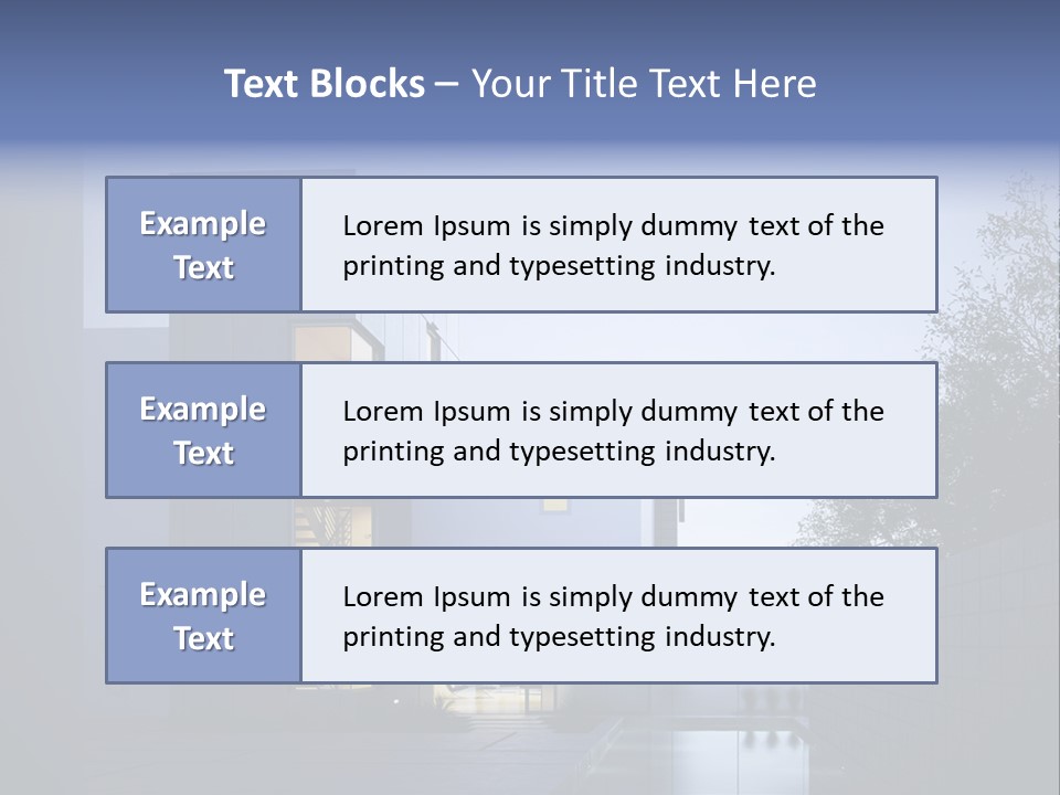 Scene Exterior Background PowerPoint Template