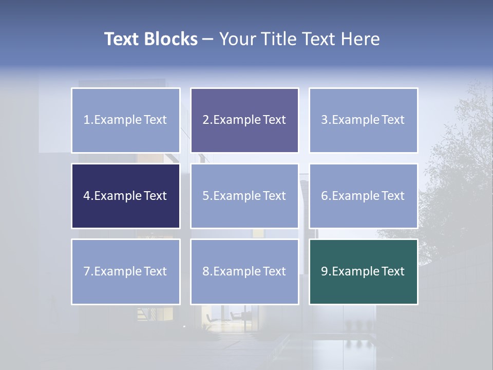 Scene Exterior Background PowerPoint Template