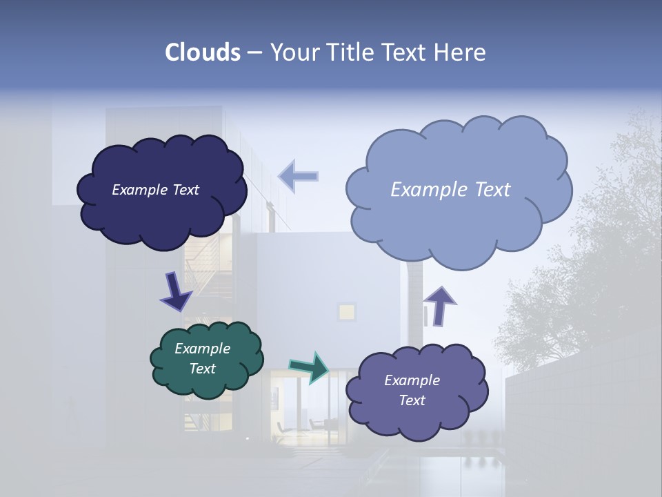 Scene Exterior Background PowerPoint Template