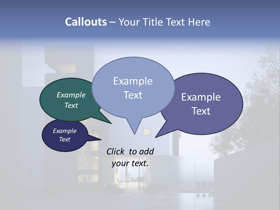 Scene Exterior Background PowerPoint Template