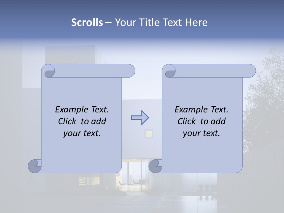 Scene Exterior Background PowerPoint Template
