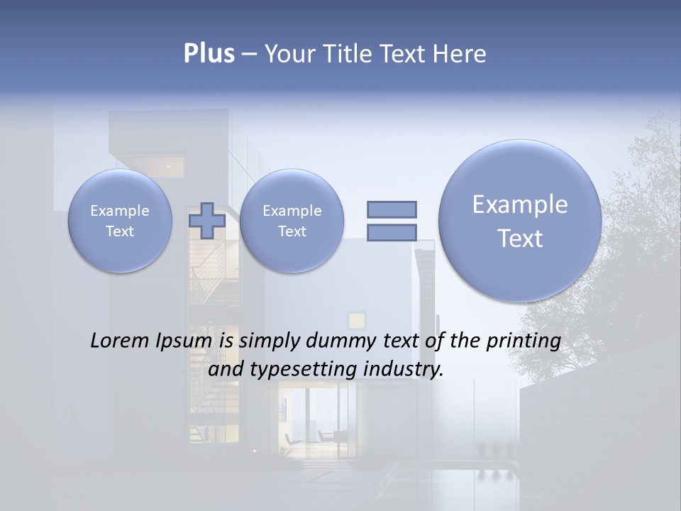 Scene Exterior Background PowerPoint Template