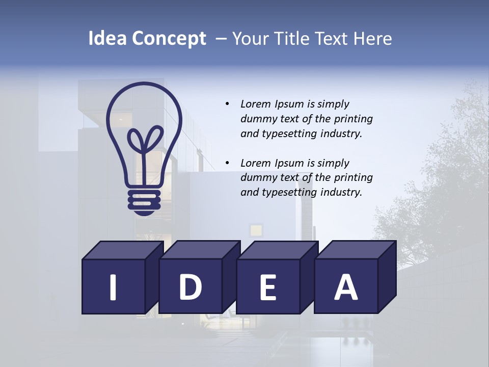 Scene Exterior Background PowerPoint Template