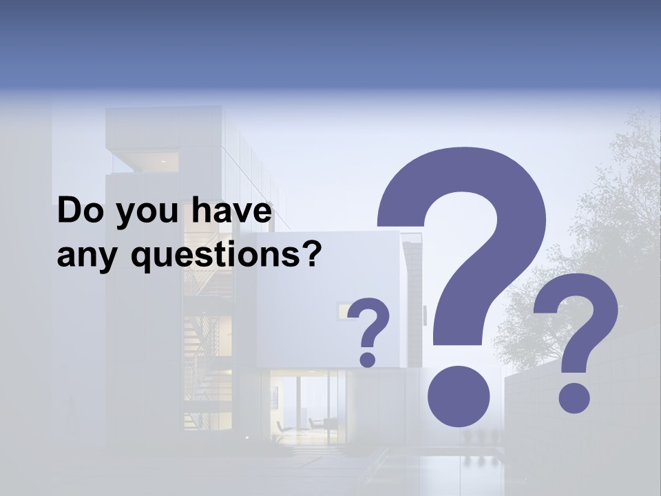 Scene Exterior Background PowerPoint Template