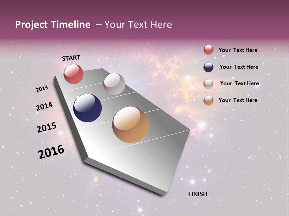 Motion Trendy Illustration PowerPoint Template