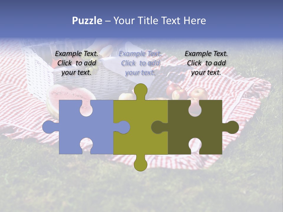 Cane Wine Picnic PowerPoint Template