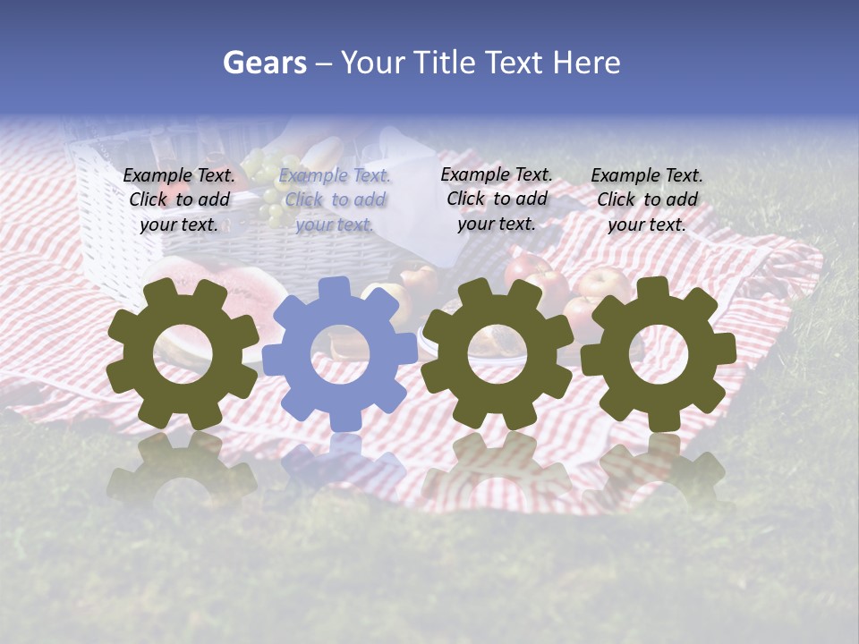 Cane Wine Picnic PowerPoint Template