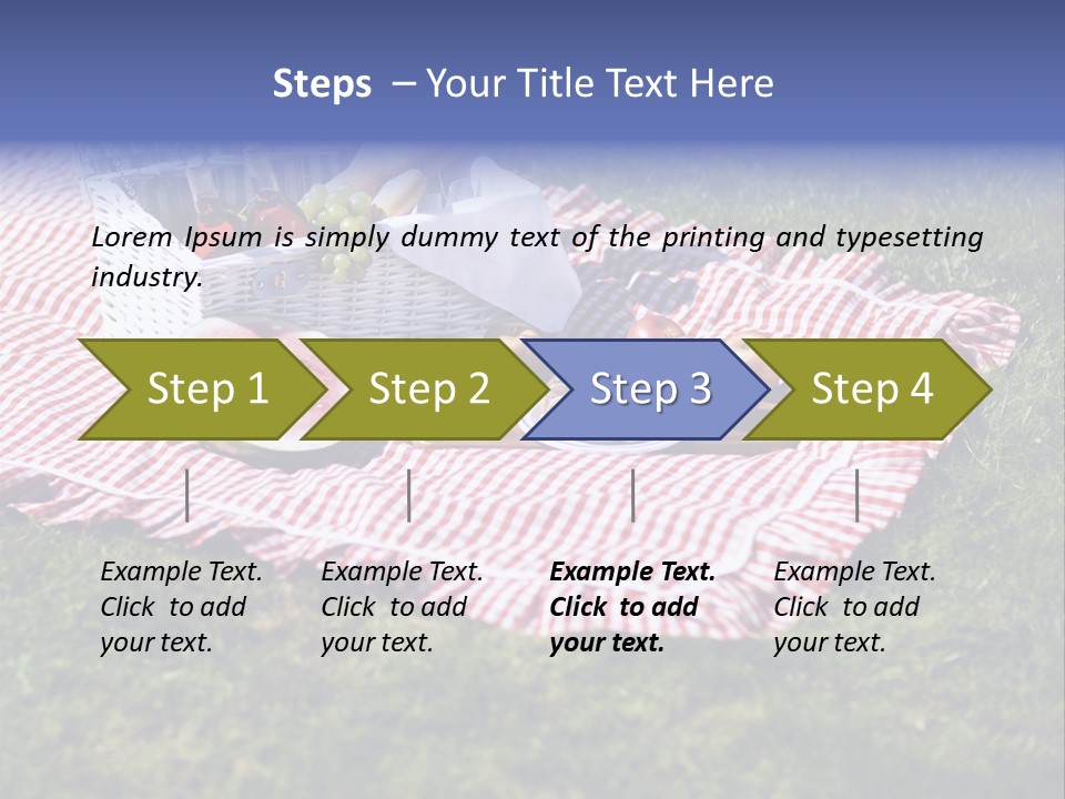 Cane Wine Picnic PowerPoint Template