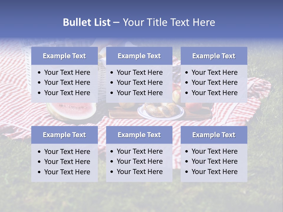 Cane Wine Picnic PowerPoint Template