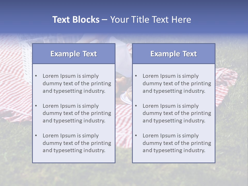 Cane Wine Picnic PowerPoint Template