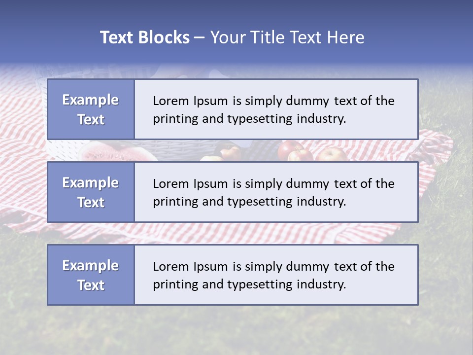 Cane Wine Picnic PowerPoint Template