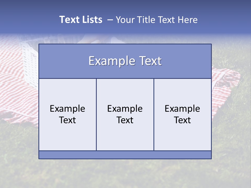Cane Wine Picnic PowerPoint Template