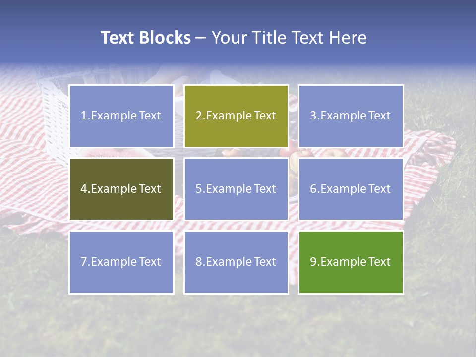 Cane Wine Picnic PowerPoint Template