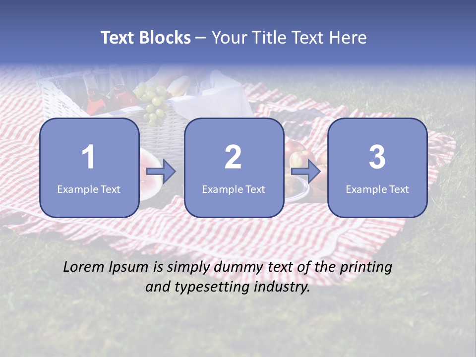 Cane Wine Picnic PowerPoint Template