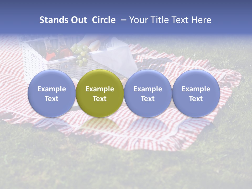 Cane Wine Picnic PowerPoint Template
