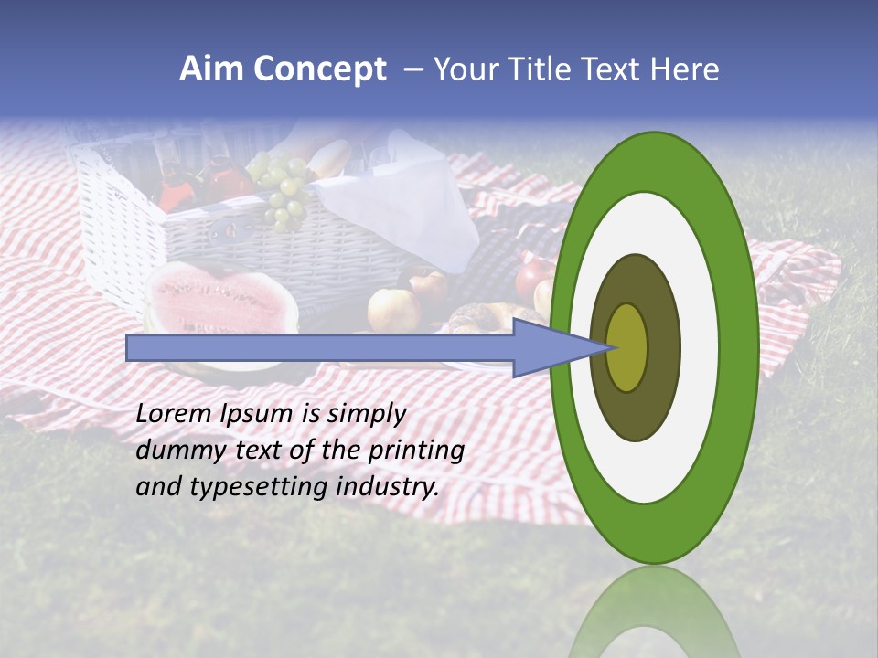 Cane Wine Picnic PowerPoint Template