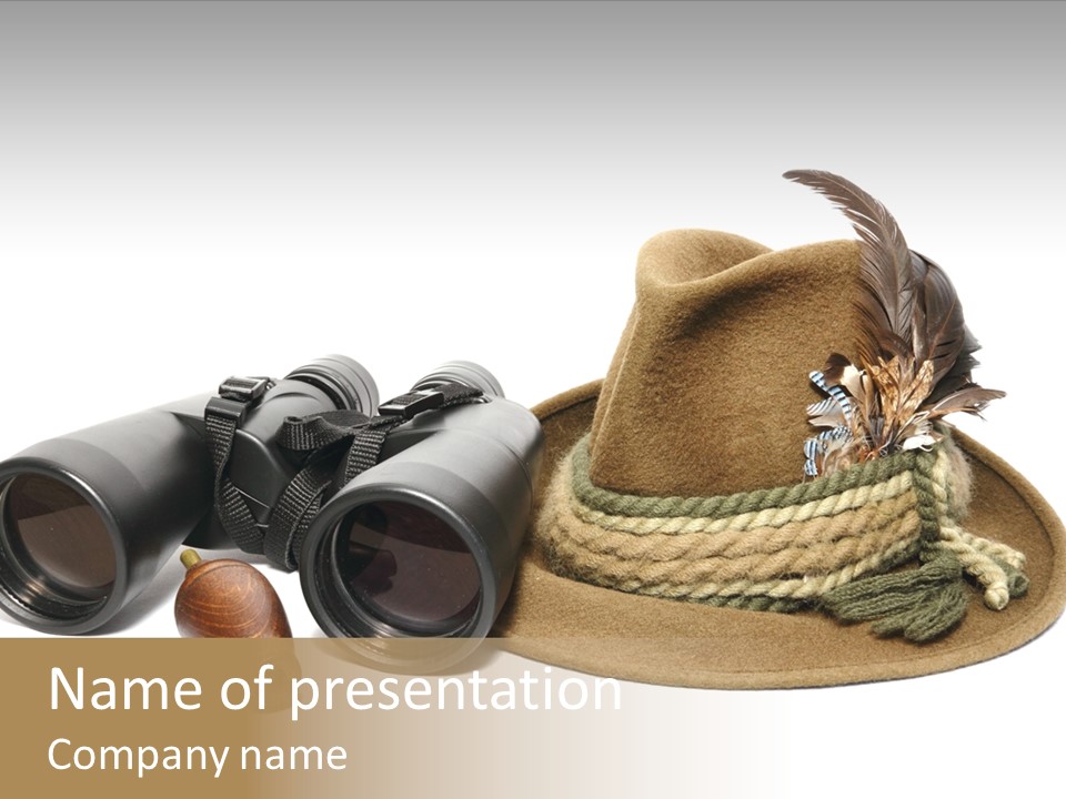 Close Up Decorated Wear PowerPoint Template
