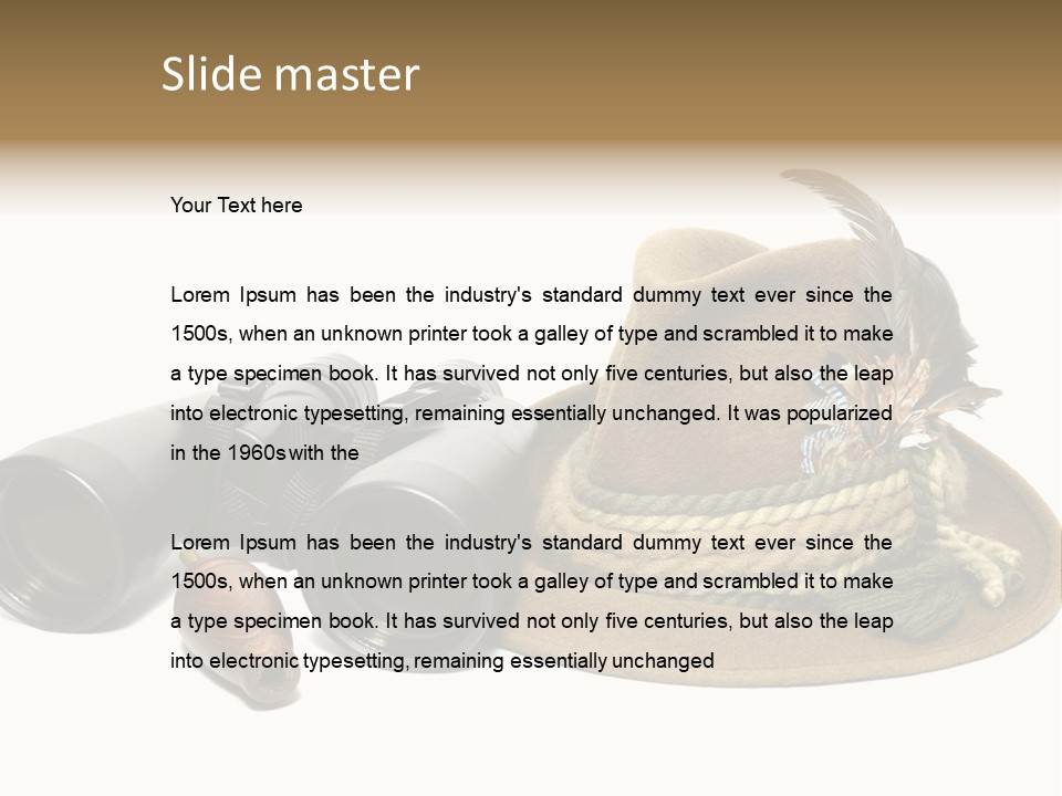 Close Up Decorated Wear PowerPoint Template