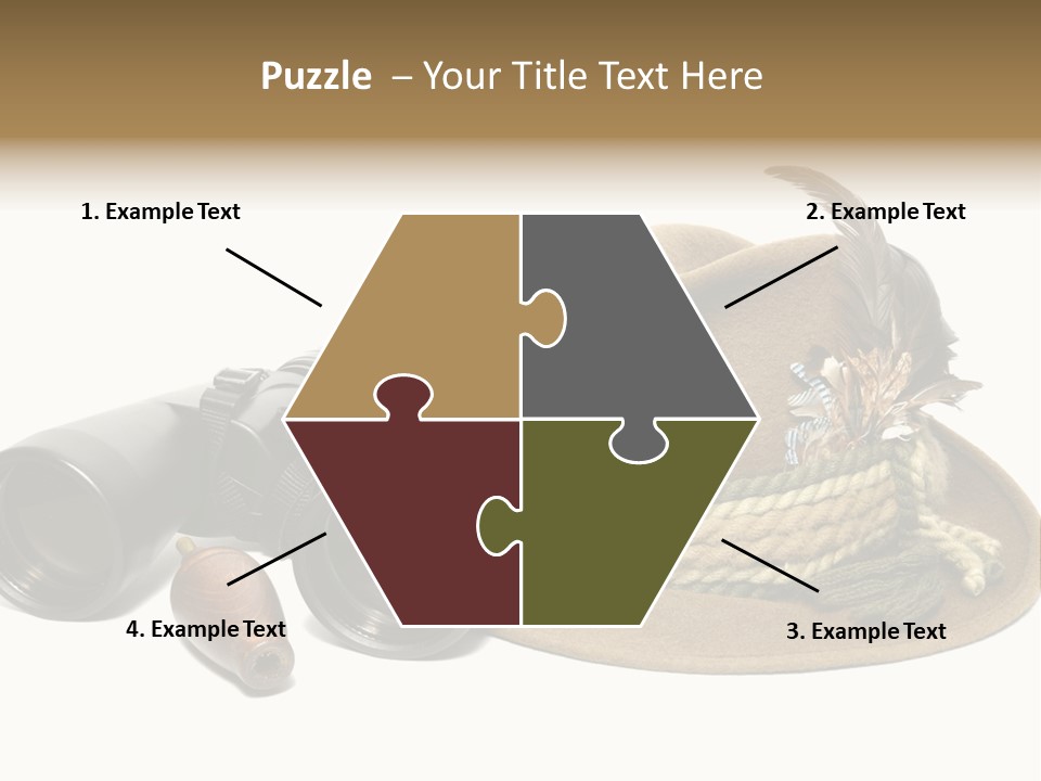 Close Up Decorated Wear PowerPoint Template