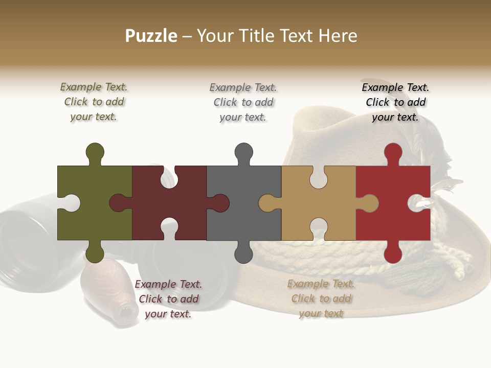 Close Up Decorated Wear PowerPoint Template