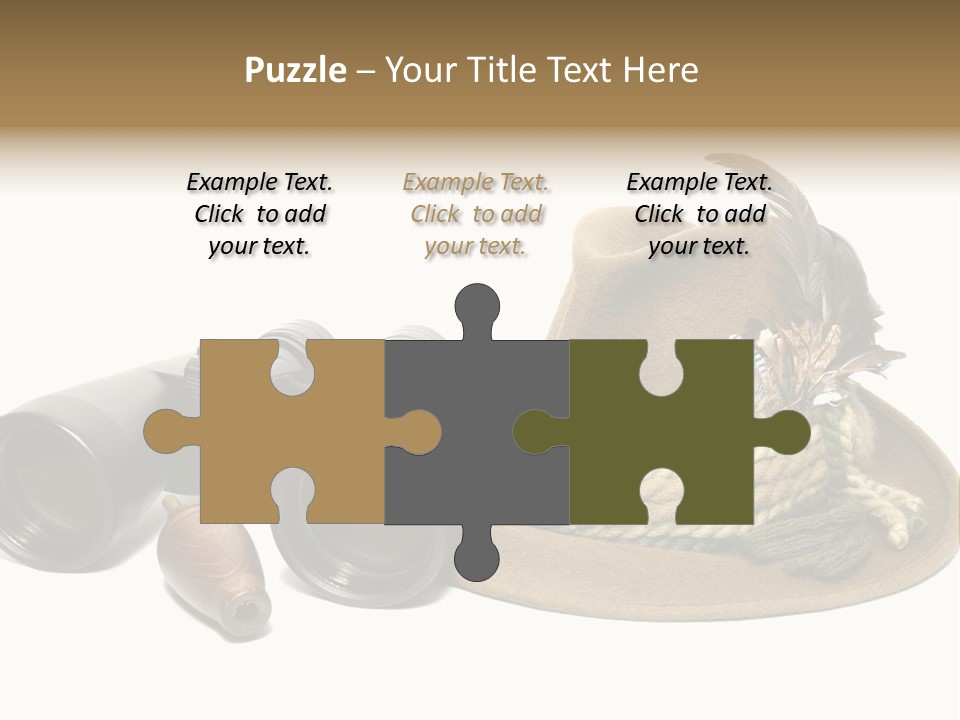 Close Up Decorated Wear PowerPoint Template