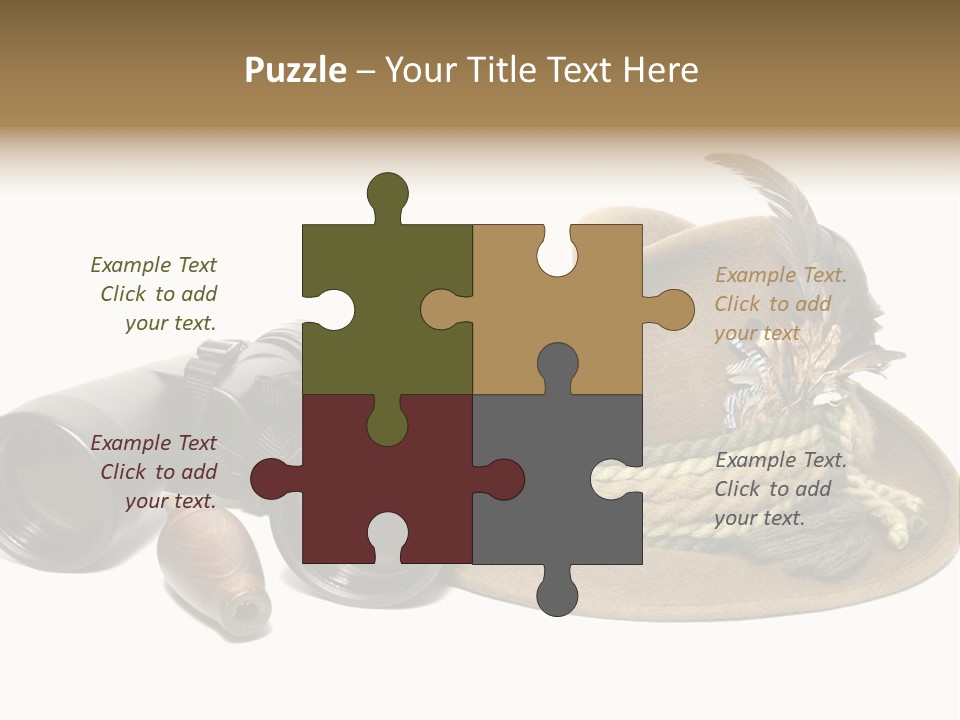 Close Up Decorated Wear PowerPoint Template