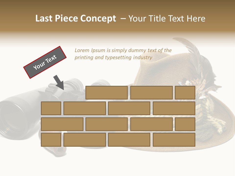 Close Up Decorated Wear PowerPoint Template