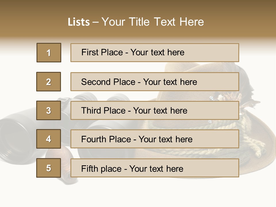 Close Up Decorated Wear PowerPoint Template