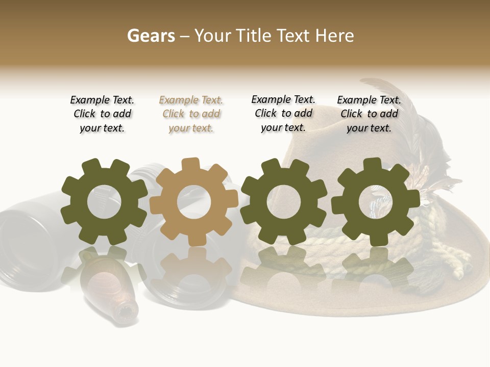 Close Up Decorated Wear PowerPoint Template