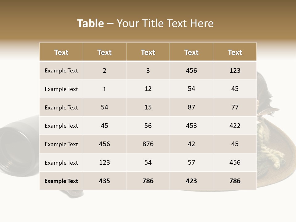 Close Up Decorated Wear PowerPoint Template