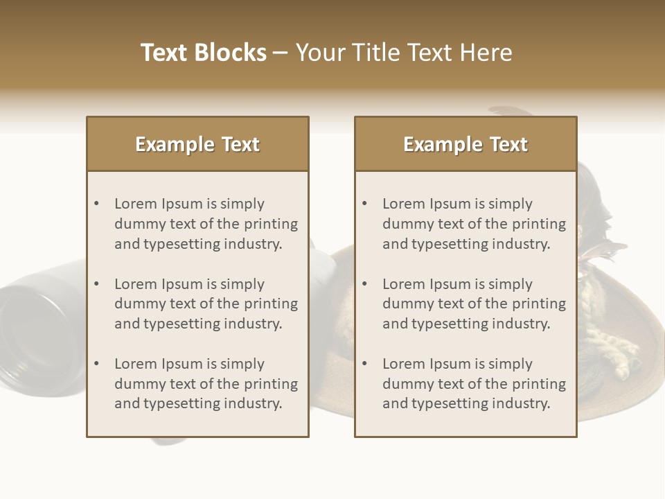 Close Up Decorated Wear PowerPoint Template