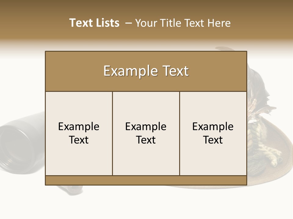 Close Up Decorated Wear PowerPoint Template