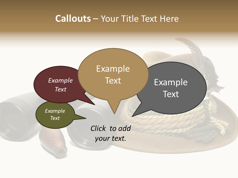 Close Up Decorated Wear PowerPoint Template