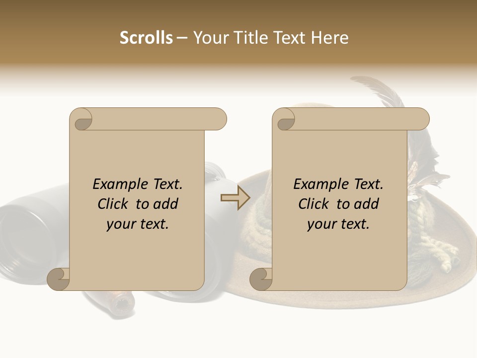 Close Up Decorated Wear PowerPoint Template