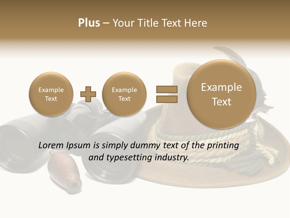 Close Up Decorated Wear PowerPoint Template