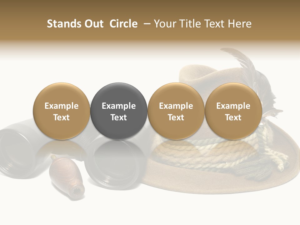 Close Up Decorated Wear PowerPoint Template