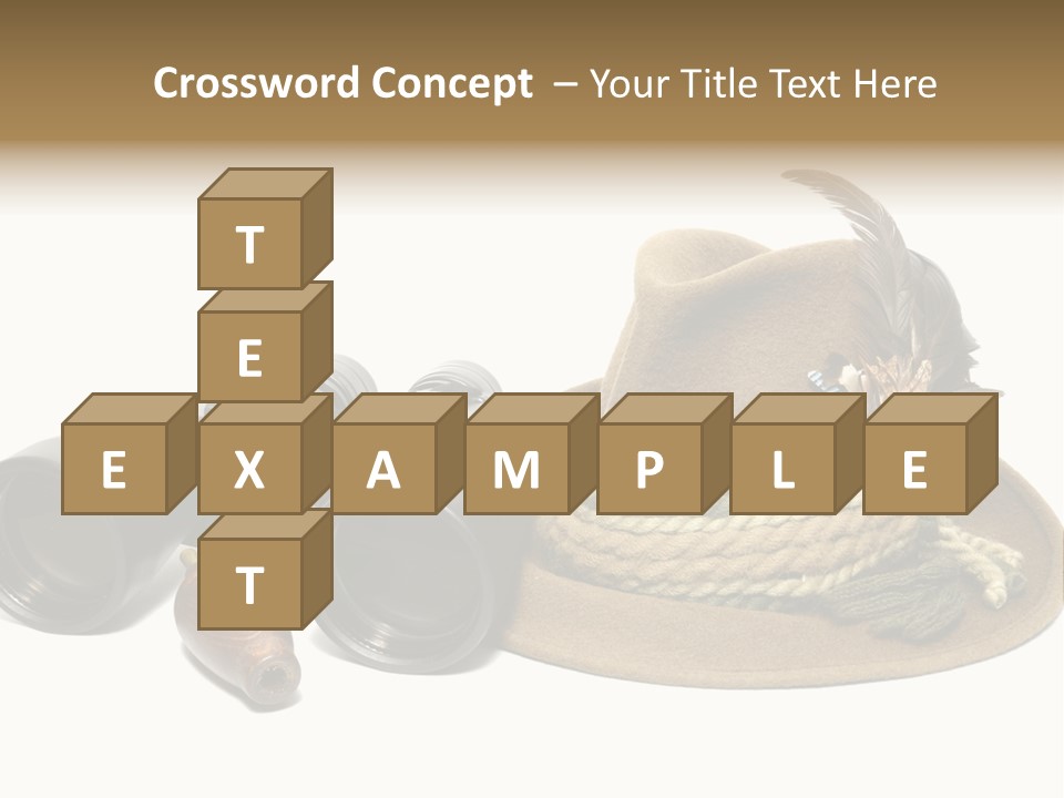 Close Up Decorated Wear PowerPoint Template